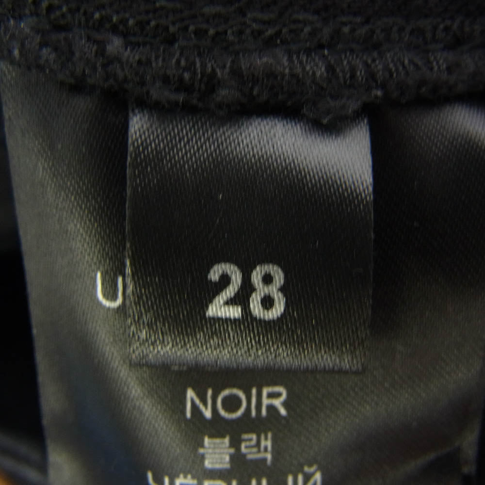 VETEMENTS ヴェトモン UE54240B Destroyed Baggy Jeans デストロイ クラッシュ加工 オーバーサイズ バギー デニムパンツ ジーンズ ブラック系 28【中古】