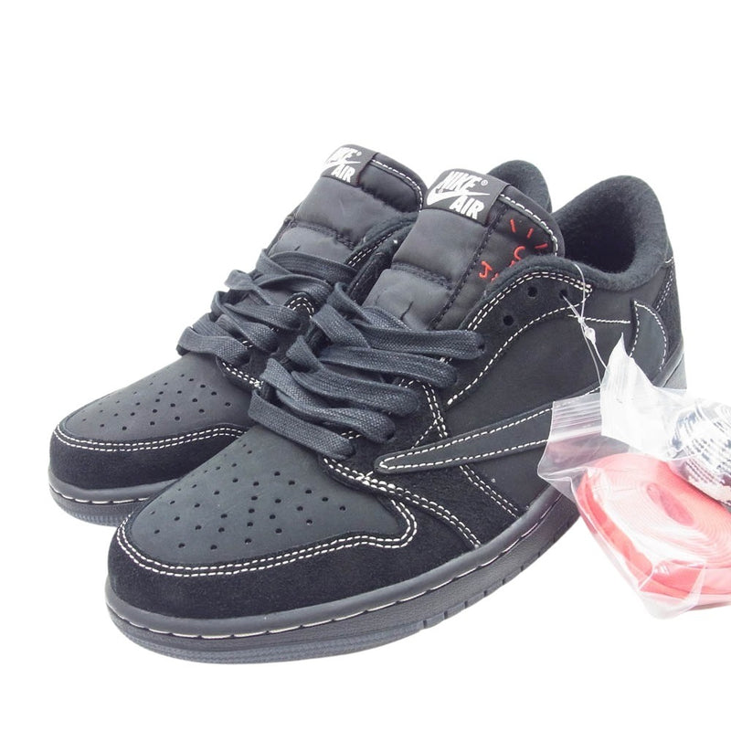 NIKE ナイキ DM7866-001 TRAVIS SCOTT トラヴィススコット AIR JORDAN 1 LOW OG SP BLACK PHANTOM エアジョーダン ローカット スニーカー ファントム ブラック系 26cm【中古】