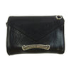 CHROME HEARTS クロムハーツ（原本無） TINY WALLET タイニーウォレット CHプラス レザー コンパクトウォレット 財布 ブラック系【中古】