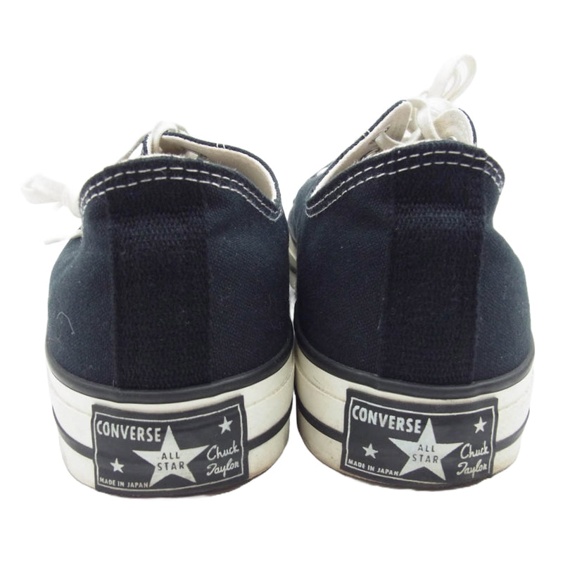 CONVERSE コンバース 31309740 ALL STAR J VTG 57 OX BLACK オールスター ジャパン ヴィンテージ 57 OX ローカット スニーカー ブラック系 28cm【中古】