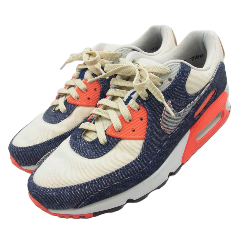 NIKE ナイキ CU1646-400 × DENHAM デンハム AIR MAX 90 INFRARED エアマックス インフラレッド マルチカラー系 26.5cm【中古】