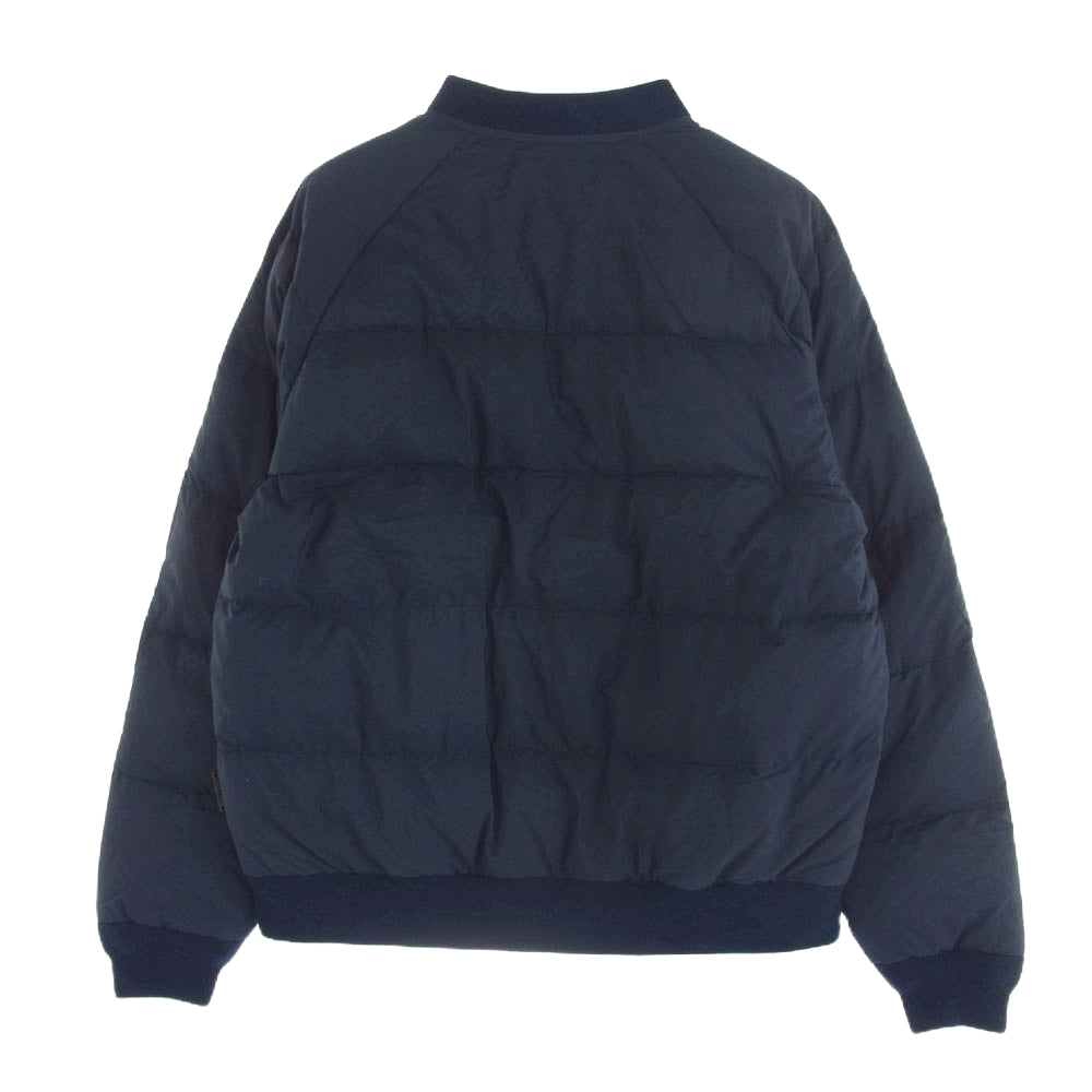 Rocky Mountain FeatherBed ロッキーマウンテンフェザーベッド 450-512-40 ジップアップ ダウン ブルゾン ダブルジップ ネイビー系 40【中古】