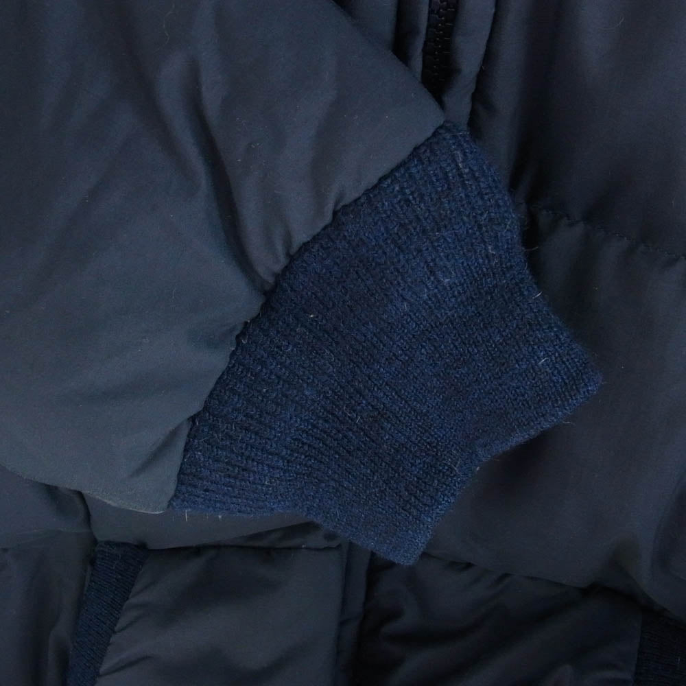 Rocky Mountain FeatherBed ロッキーマウンテンフェザーベッド 450-512-40 ジップアップ ダウン ブルゾン ダブルジップ ネイビー系 40【中古】