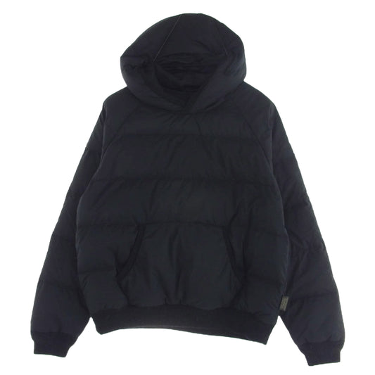 Rocky Mountain FeatherBed ロッキーマウンテンフェザーベッド 200-172-32 PULLOVER HOODIE ナイロン プルオーバー フーデッド ダウン パーカー ジャケット ブラック系 40【中古】