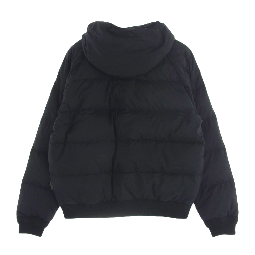 Rocky Mountain FeatherBed ロッキーマウンテンフェザーベッド 200-172-32 PULLOVER HOODIE ナイロン プルオーバー フーデッド ダウン パーカー ジャケット ブラック系 40【中古】