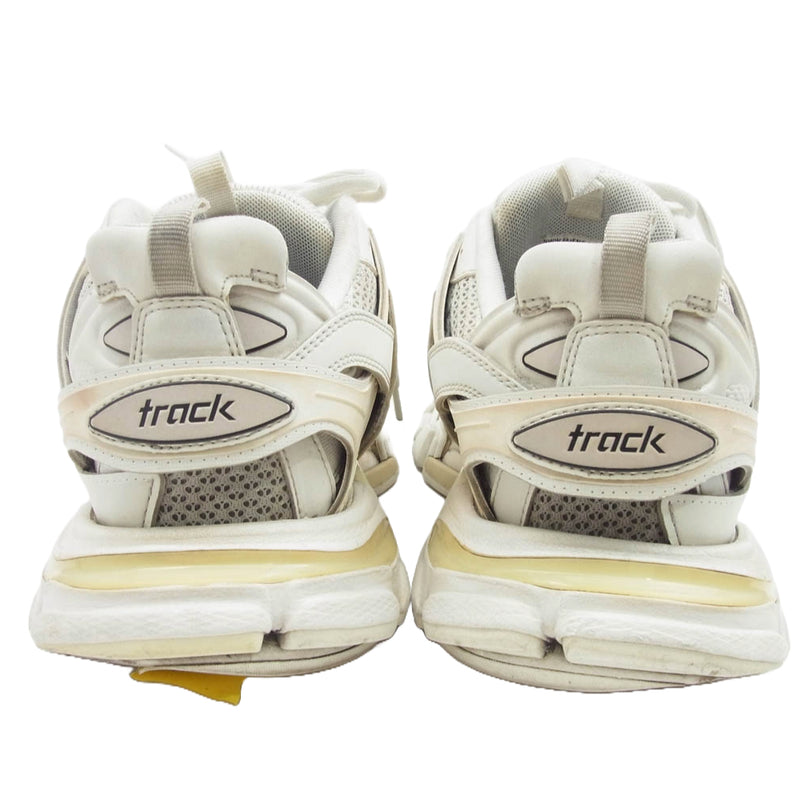 BALENCIAGA バレンシアガ 542023 Track Trainers トラック ローカット スニーカー ホワイト系 40【中古】