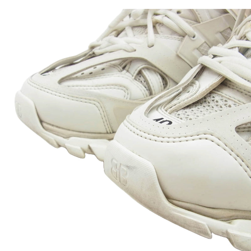 BALENCIAGA バレンシアガ 542023 Track Trainers トラック ローカット スニーカー ホワイト系 40【中古】