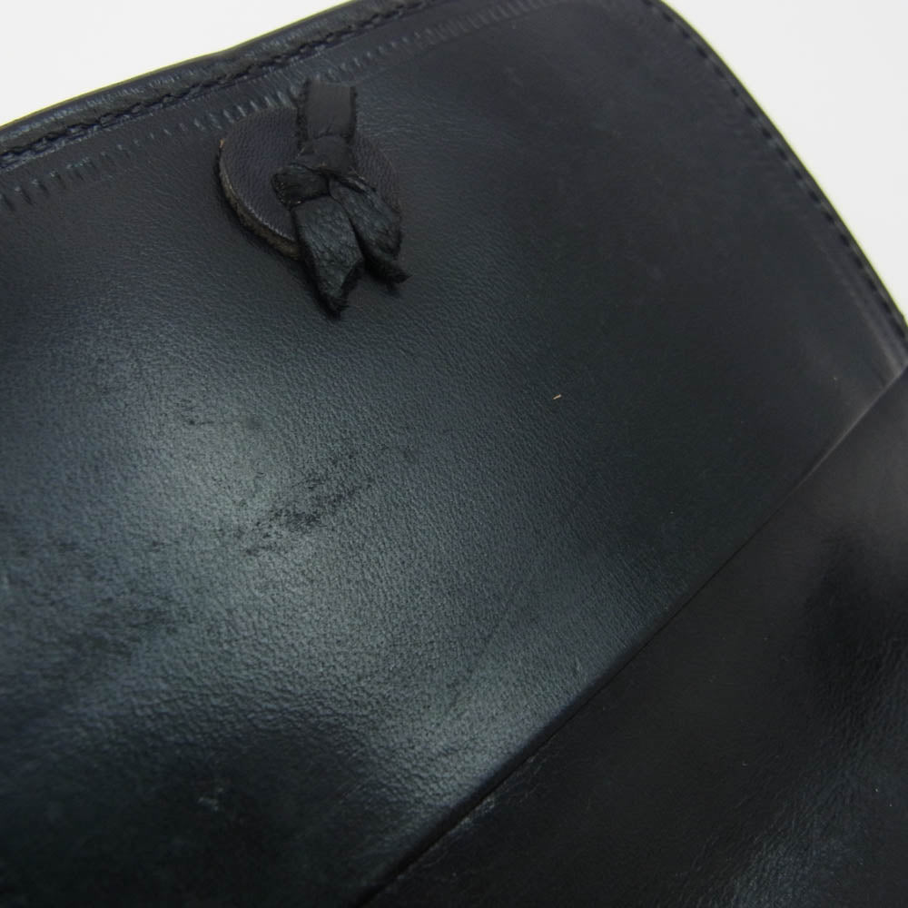 WINGROCK ウィングロック コンチョ コンパクト ミニ レザー ウォレット 財布 ブラック系【中古】