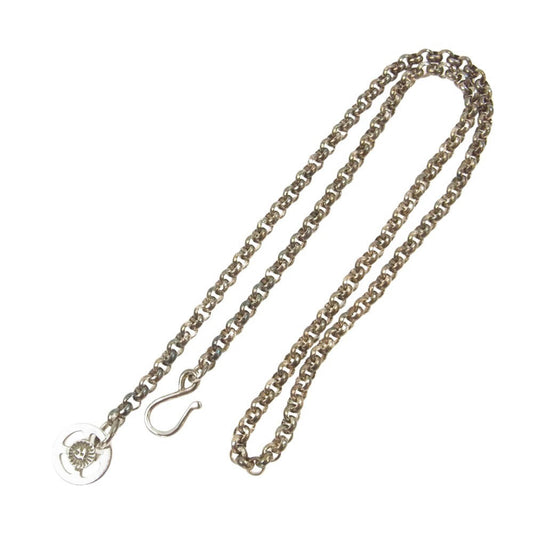 WINGROCK ウィングロック プレーンホイール フック チェーン ネックレス 50cm シルバー系【中古】