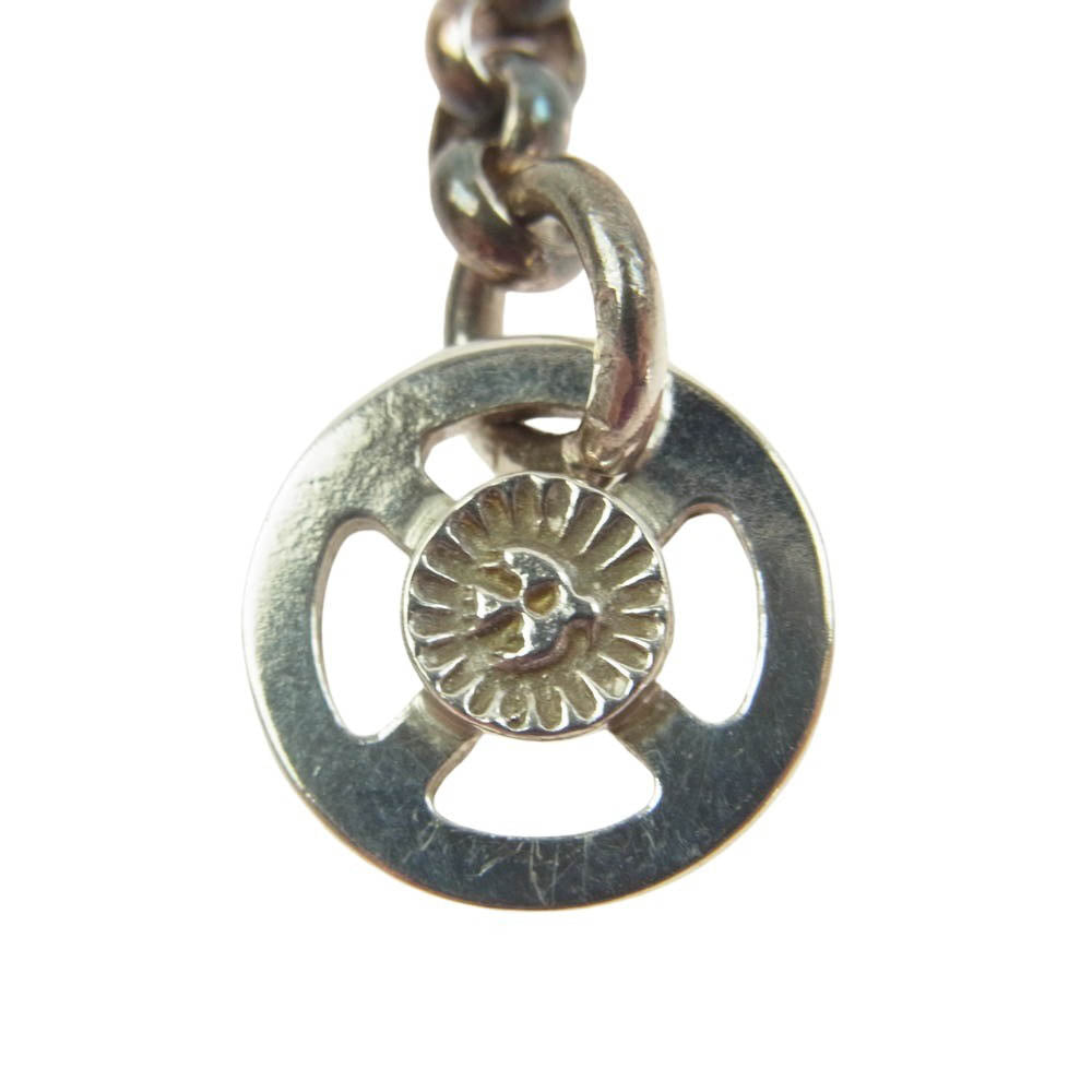 WINGROCK ウィングロック プレーンホイール フック チェーン ネックレス 50cm シルバー系【中古】