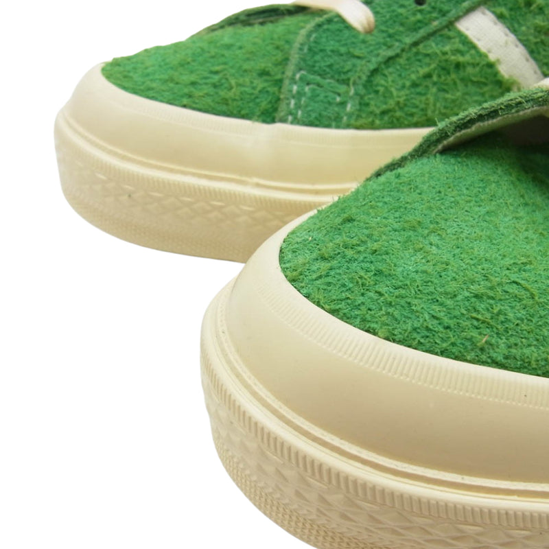 CONVERSE コンバース 1SD590　 STAR&BARS US SUEDE BRIGHT GREEN スター バーズ スエード スニーカー グリーン系 26.5cm【美品】【中古】