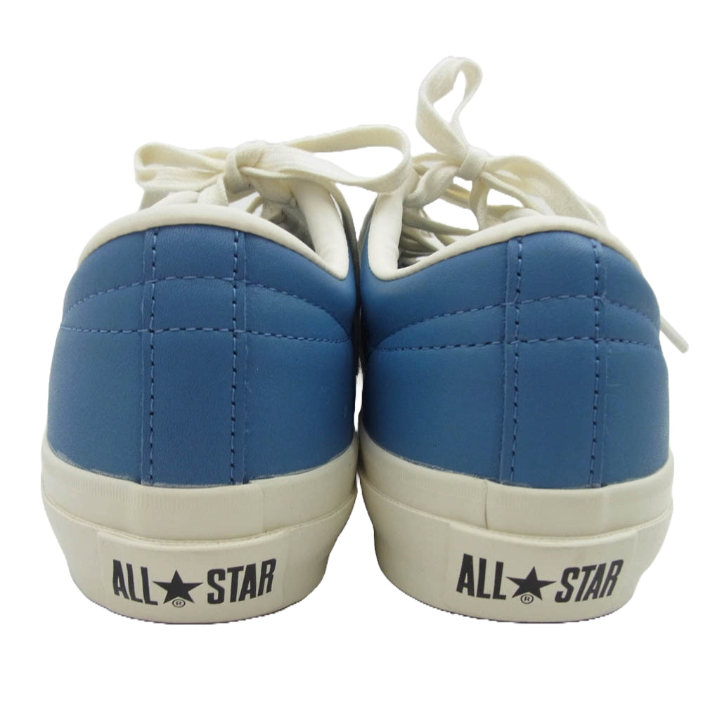 CONVERSE コンバース 1SC849 STAR&BARS LEATHER スター バーズ レザー スニーカー ブルー系 26.5cm【美品】【中古】