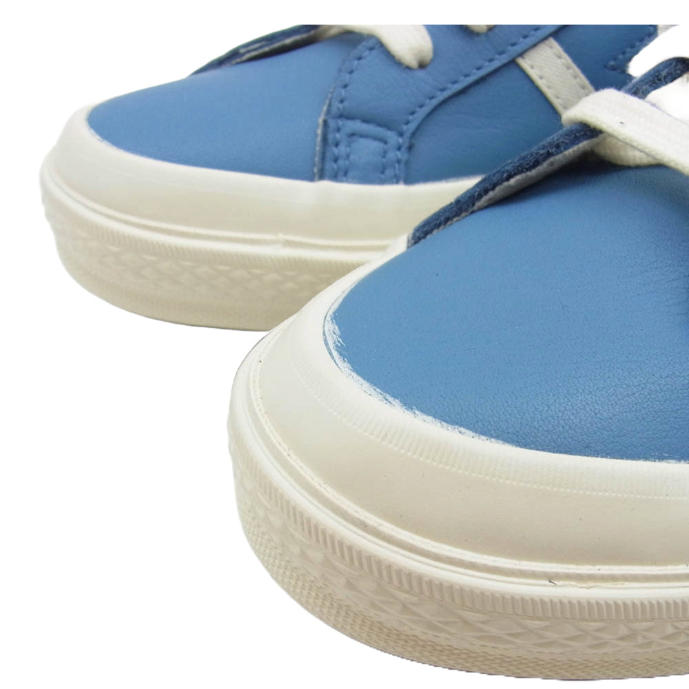 CONVERSE コンバース 1SC849 STAR&BARS LEATHER スター バーズ レザー スニーカー ブルー系 26.5cm【美品】【中古】
