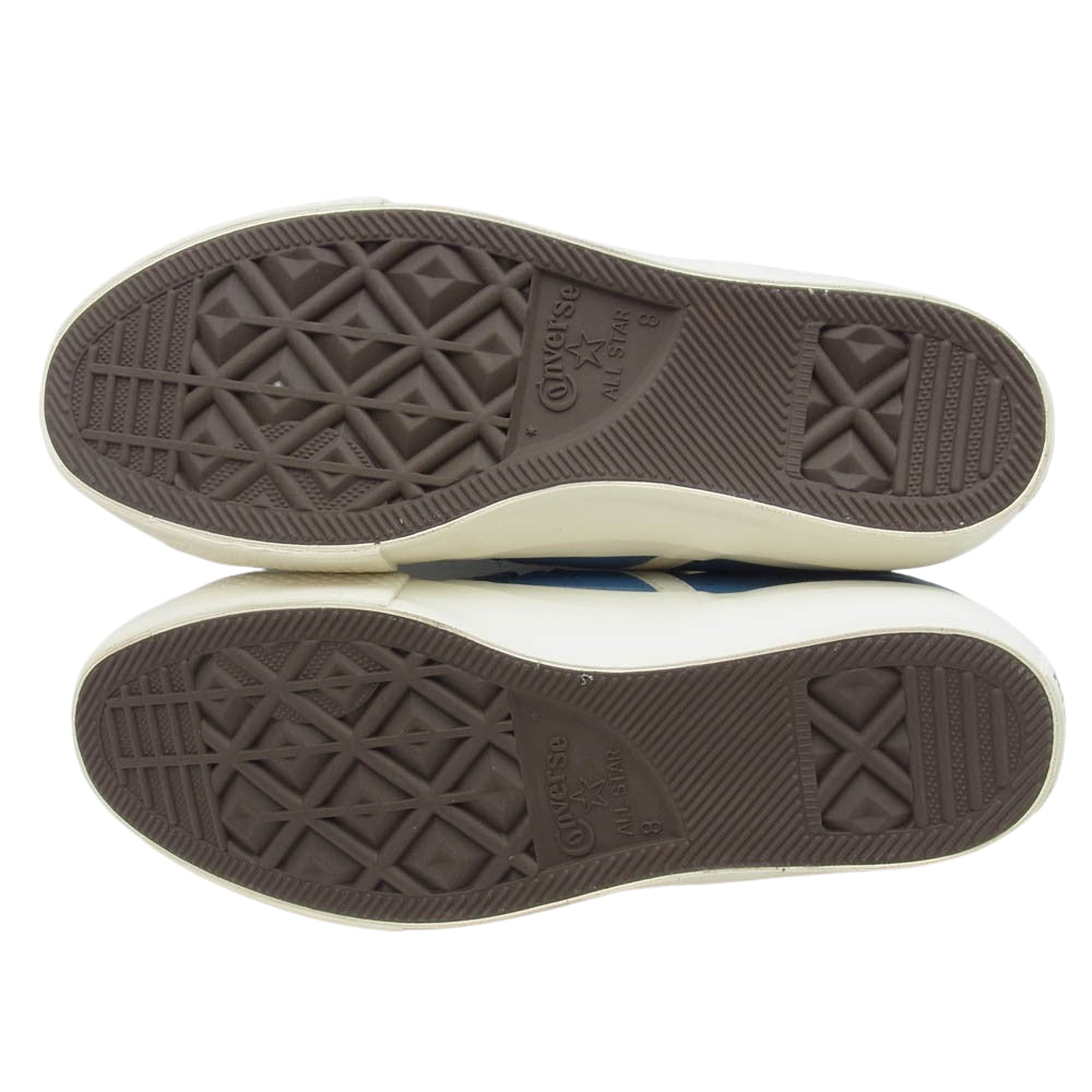 CONVERSE コンバース 1SC849 STAR&BARS LEATHER スター バーズ レザー スニーカー ブルー系 26.5cm【美品】【中古】