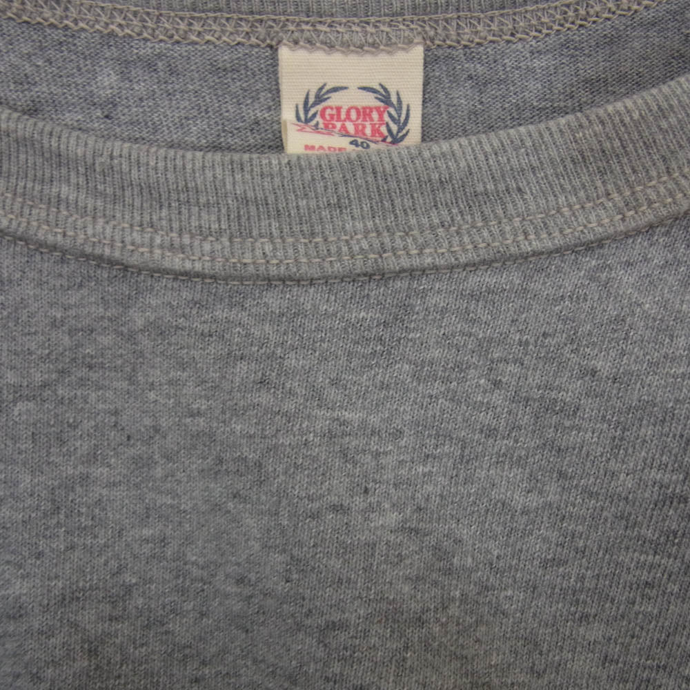 THE FLAT HEAD ザフラットヘッド GLORY PARK グローリーパーク U.S.Nationals バック プリント 半袖 Tシャツ グレー系 40【中古】