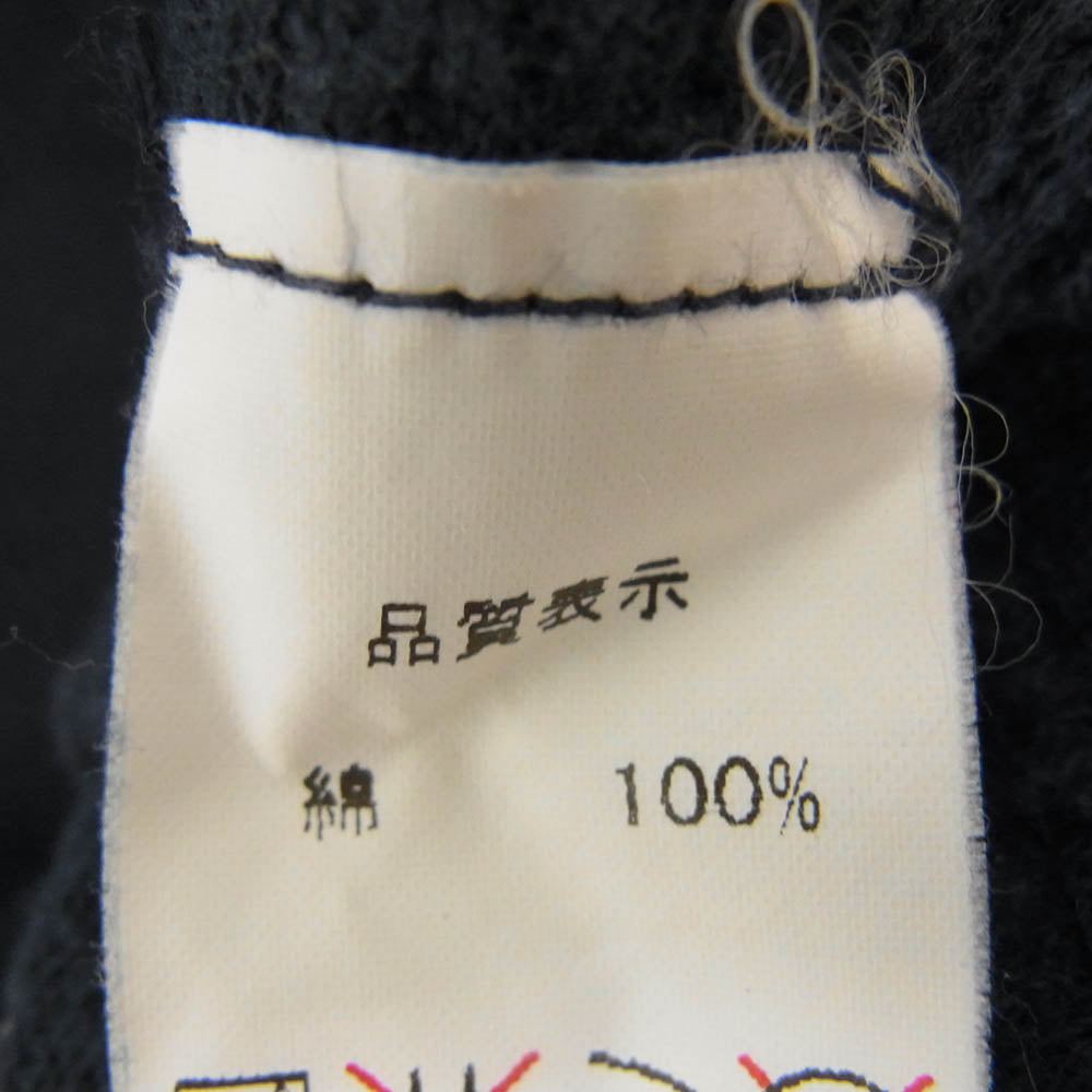 THE FLAT HEAD ザフラットヘッド クルーネック サーマル カットソー 長袖 Tシャツ ネイビー系 42【中古】
