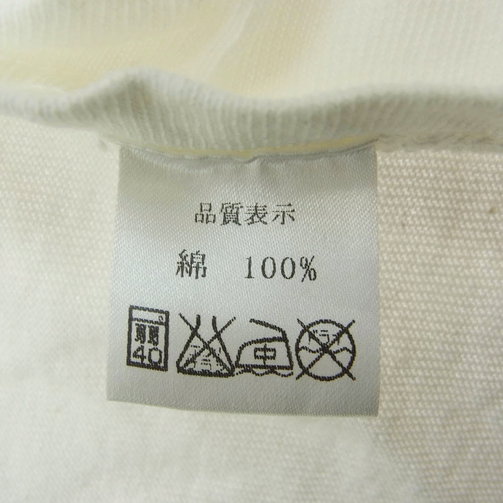 THE FLAT HEAD ザフラットヘッド GLORY PARK グローリーパーク JETTY HAMMER パック プリント ロゴ Tシャツ ホワイト系 40【中古】