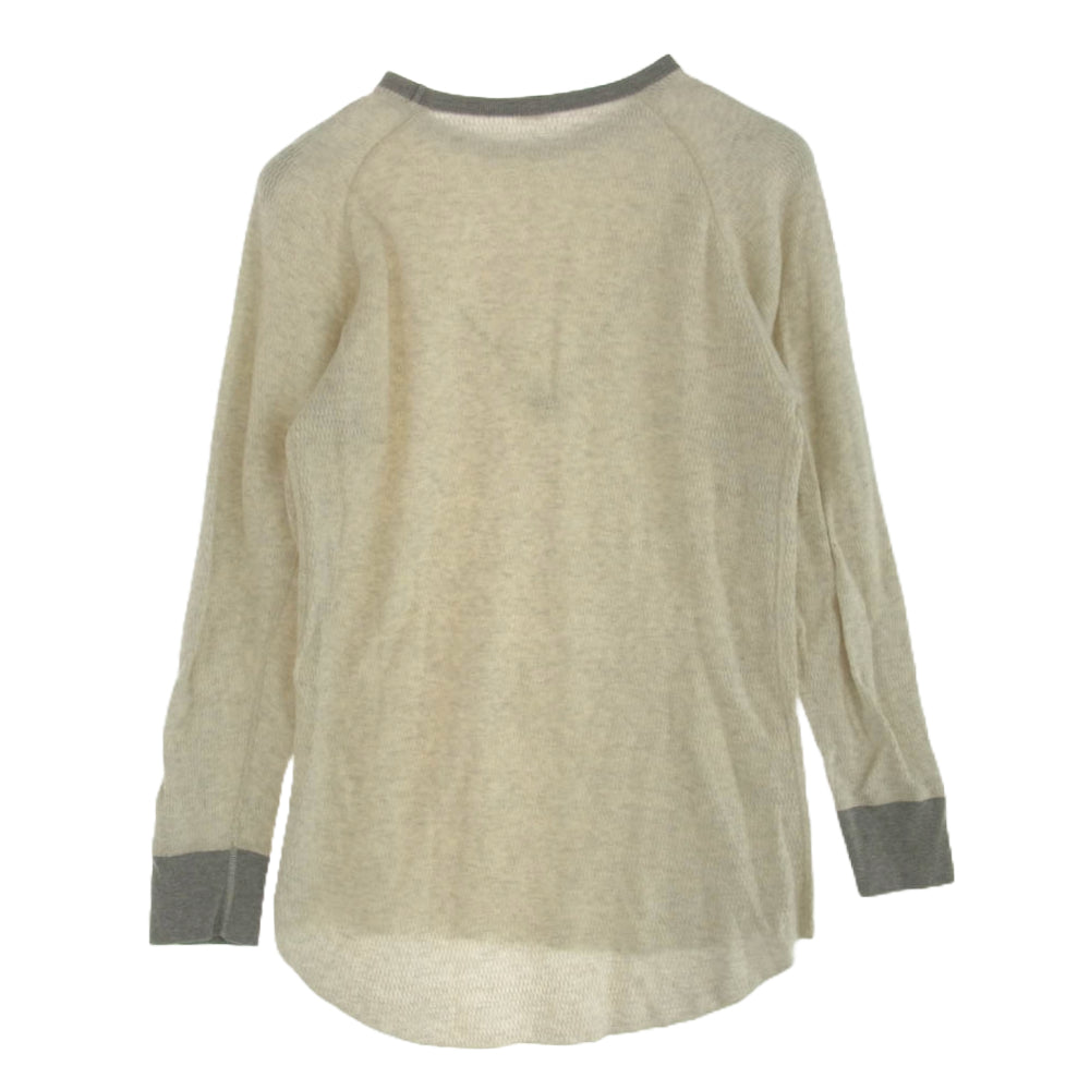 THE FLAT HEAD ザフラットヘッド SPORTS WEAR サーマル Tシャツ グレー系 40【中古】