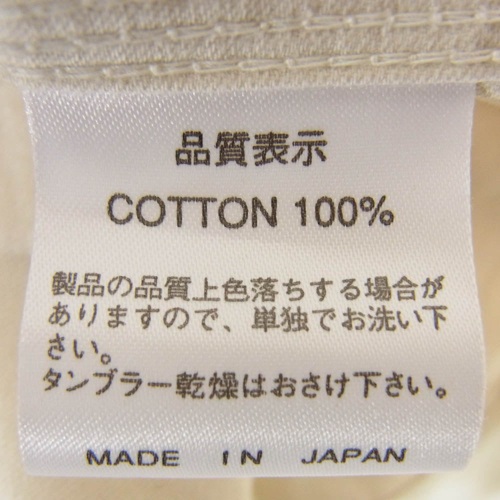 THE FLAT HEAD ザフラットヘッド UNION MADE ワッペン 長袖 シャツ オフホワイト系 40【中古】