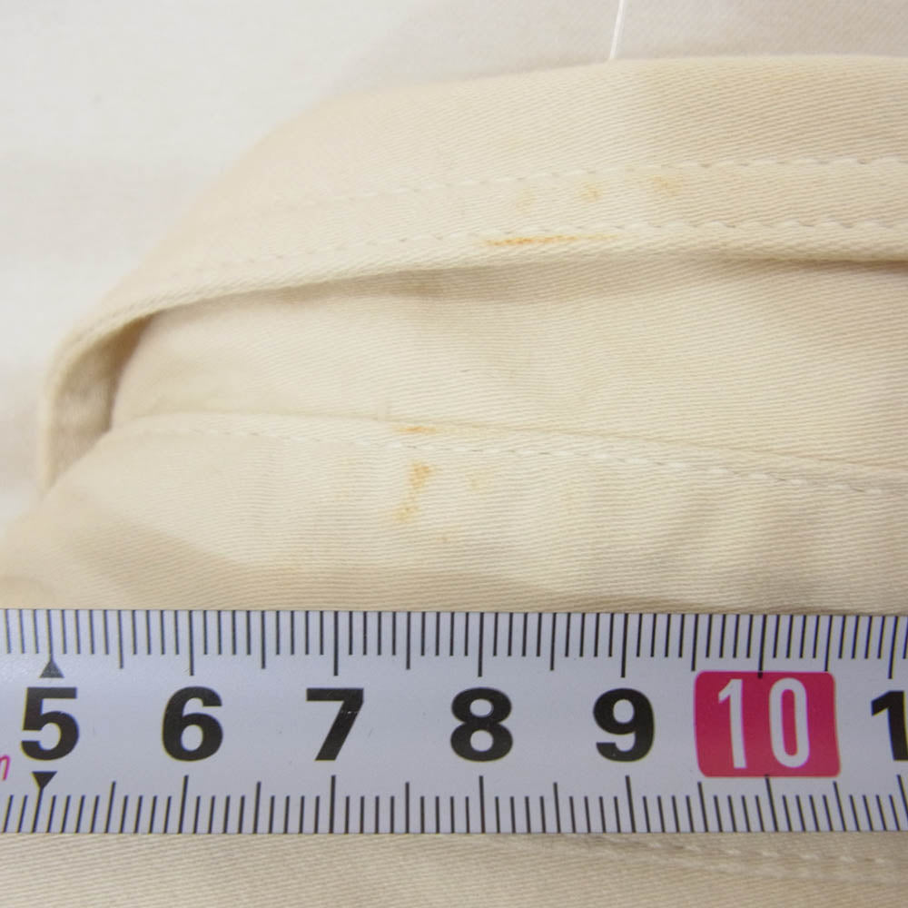 THE FLAT HEAD ザフラットヘッド UNION MADE ワッペン 長袖 シャツ オフホワイト系 40【中古】