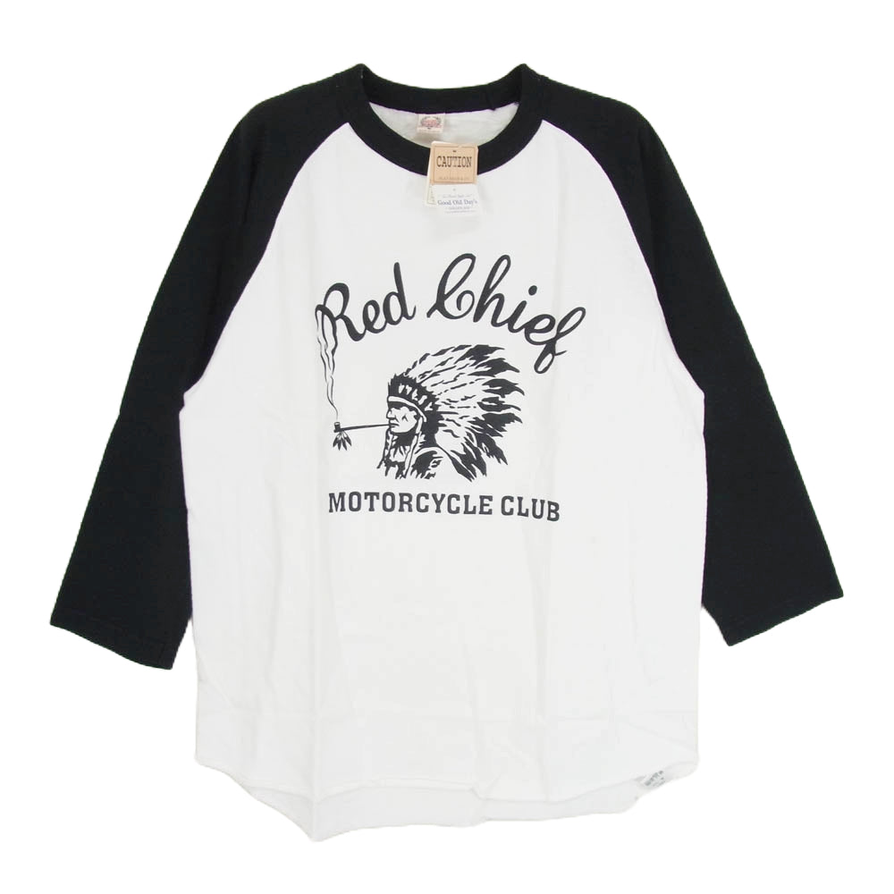 THE FLAT HEAD ザフラットヘッド GLORY PARK グローリーパーク モーターサイクル ラグラン Ｔシャツ ブラック系 40【極上美品】【中古】