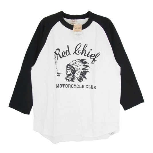 THE FLAT HEAD ザフラットヘッド GLORY PARK グローリーパーク モーターサイクル ラグラン Ｔシャツ ブラック系 40【極上美品】【中古】