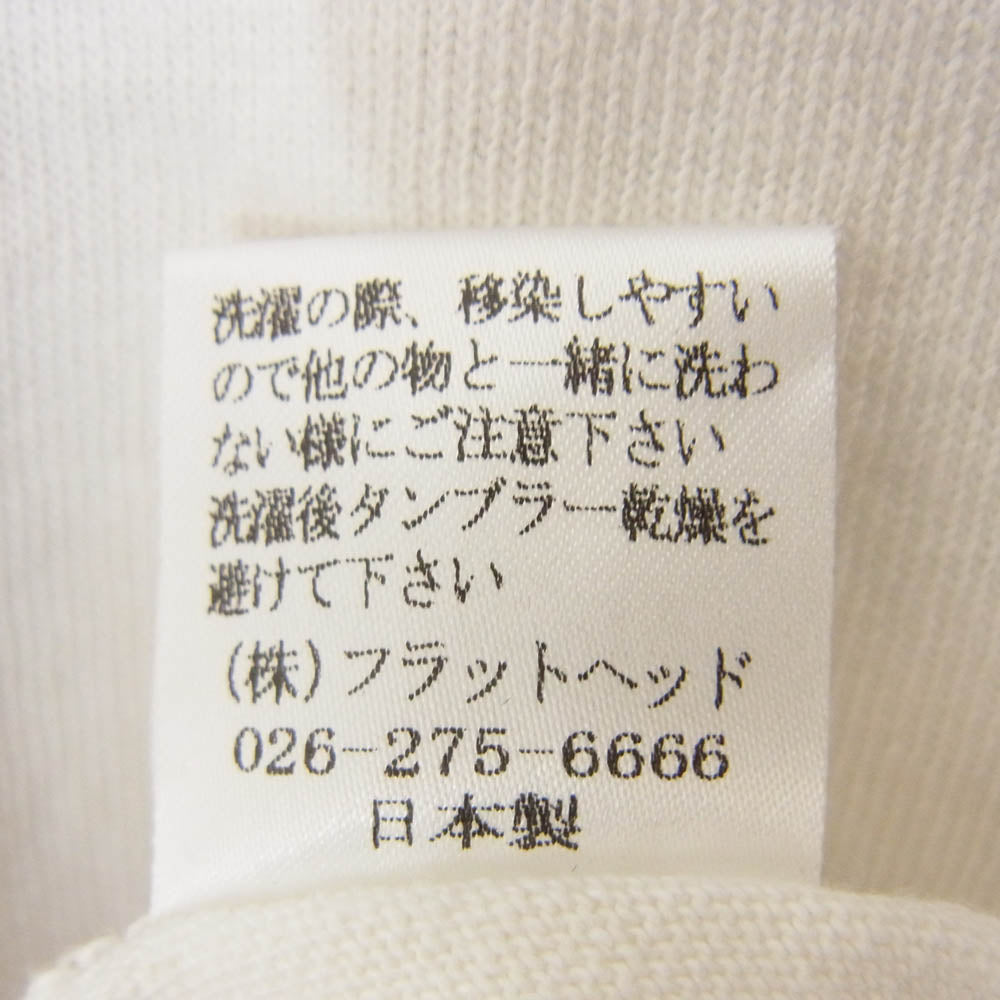 THE FLAT HEAD ザフラットヘッド GLORY PARK グローリーパーク モーターサイクル ラグラン Ｔシャツ ブラック系 40【極上美品】【中古】