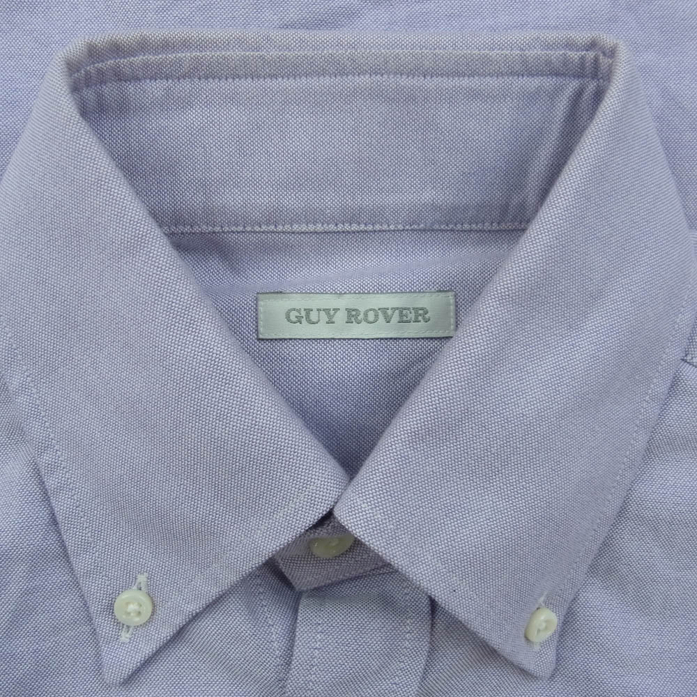 GUY ROVER ギローバー オックスフォード ボタンダウン 長袖 シャツ 薄紫系 パープル系【中古】