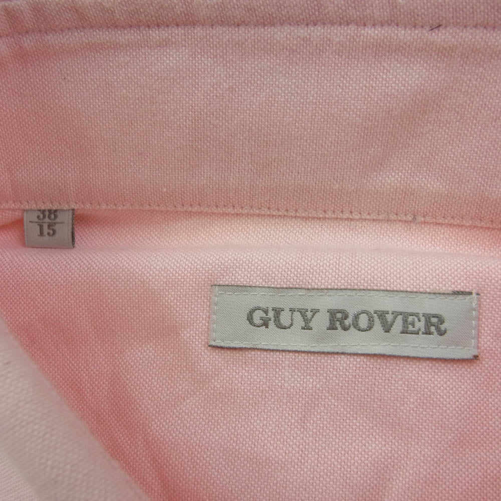 GUY ROVER ギローバー オックスフォード ボタンダウン 長袖 シャツ 薄ピンク系 ピンク系【中古】