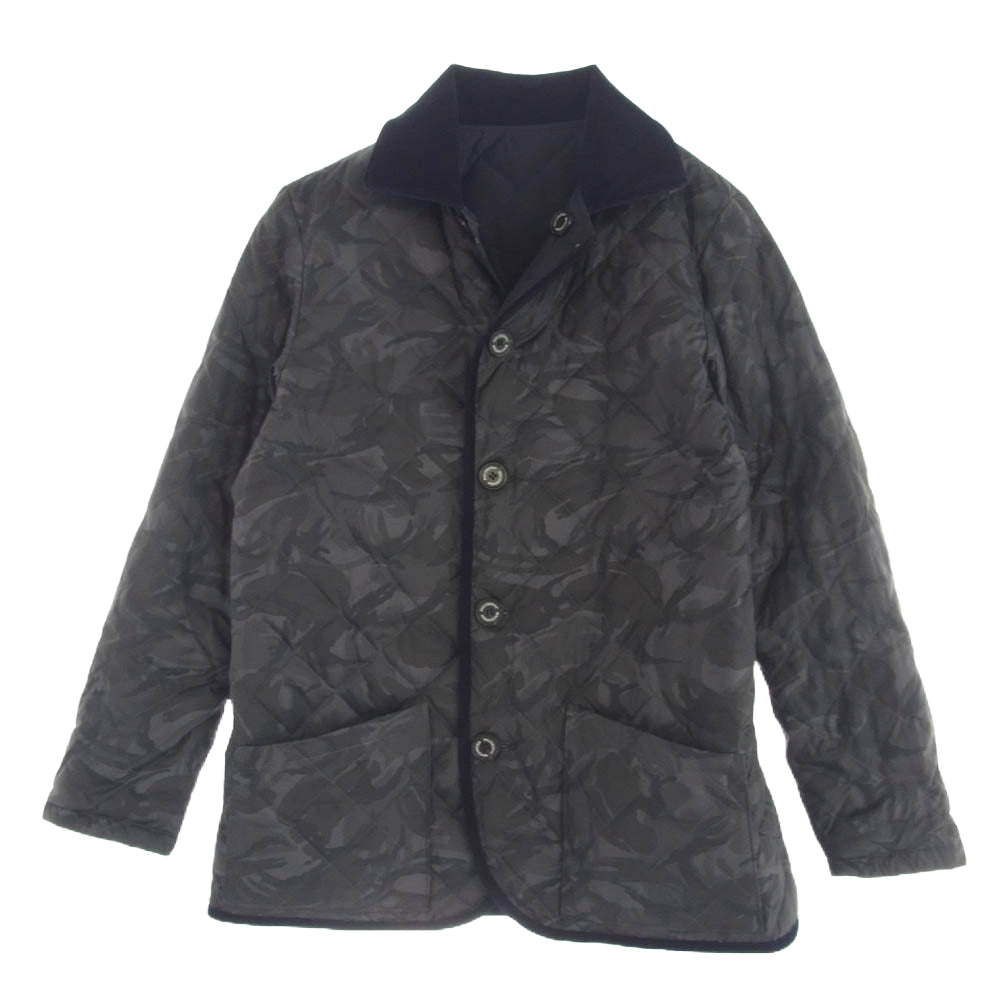 MACKINTOSH PHILOSOPHY マッキントッシュフィロソフィー H1F18-808-29 リバーシブル キルティング ジャケット ネイビー系 38【中古】