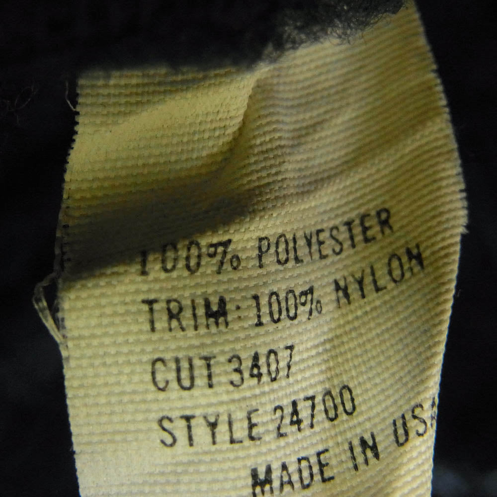 patagonia パタゴニア ヴィンテージ 80s USA製 三角タグ パイル フリース ジャケット ネイビー系 M【中古】