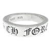 CHROME HEARTS クロムハーツ（原本無） SPACER FOREVER 6mm スペーサー フォーエバー リング シルバー系 25号【中古】