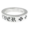 CHROME HEARTS クロムハーツ（原本無） SPACER FOREVER 6mm スペーサー フォーエバー リング シルバー系 25号【中古】