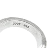CHROME HEARTS クロムハーツ（原本無） SPACER FOREVER 6mm スペーサー フォーエバー リング シルバー系 25号【中古】