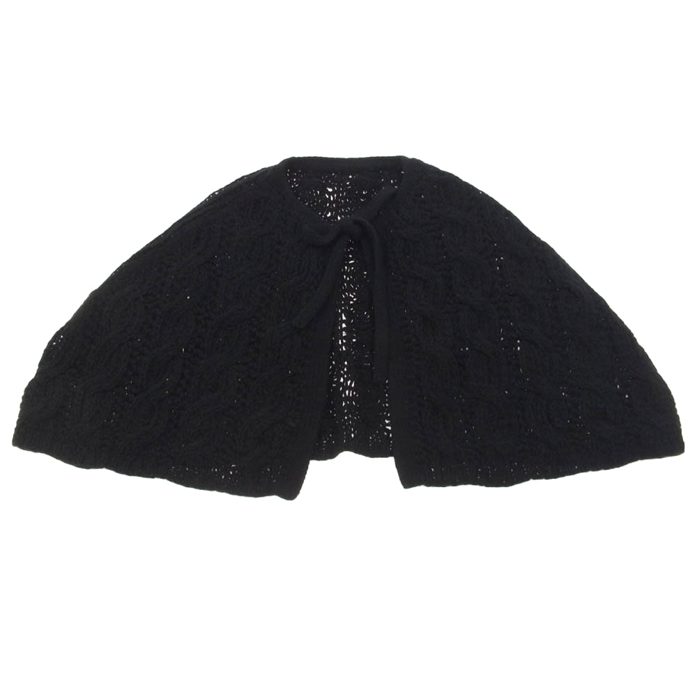 Brooks Brothers ブルックスブラザーズ BLACK FLEECE ブラックフリース カシミヤ ニット ボレロ ポンチョ ブラック系【中古】