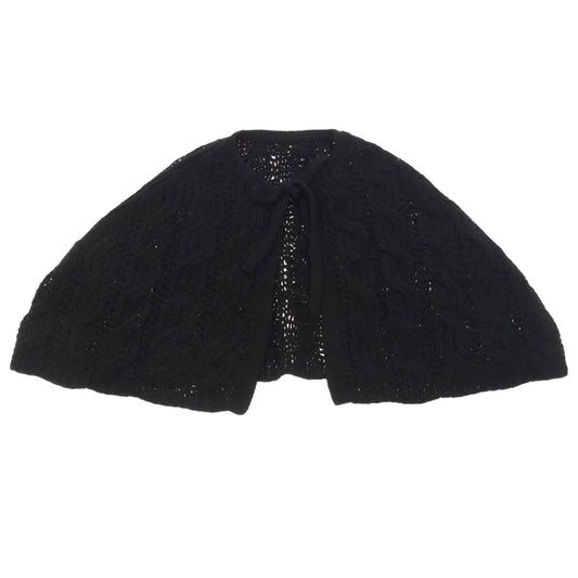 Brooks Brothers ブルックスブラザーズ BLACK FLEECE ブラックフリース カシミヤ ニット ボレロ ポンチョ ブラック系【中古】