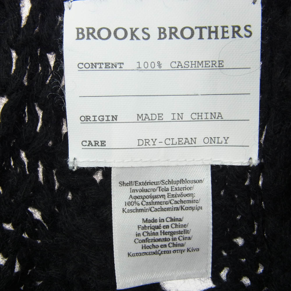 Brooks Brothers ブルックスブラザーズ BLACK FLEECE ブラックフリース カシミヤ ニット ボレロ ポンチョ ブラック系【中古】