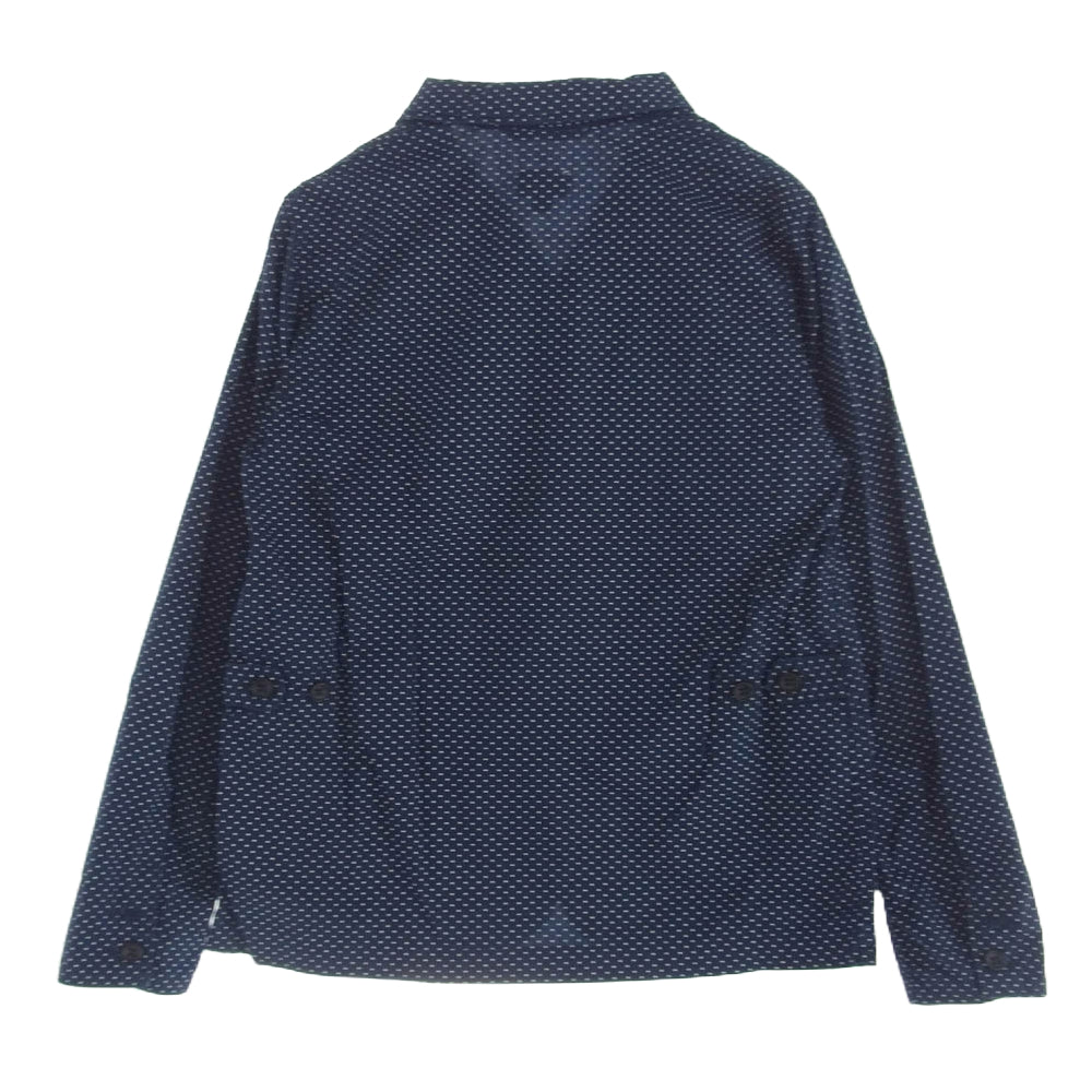 Engineered Garments エンジニアードガーメンツ ドット柄 シャツ ジャケット ネイビー系 1【中古】