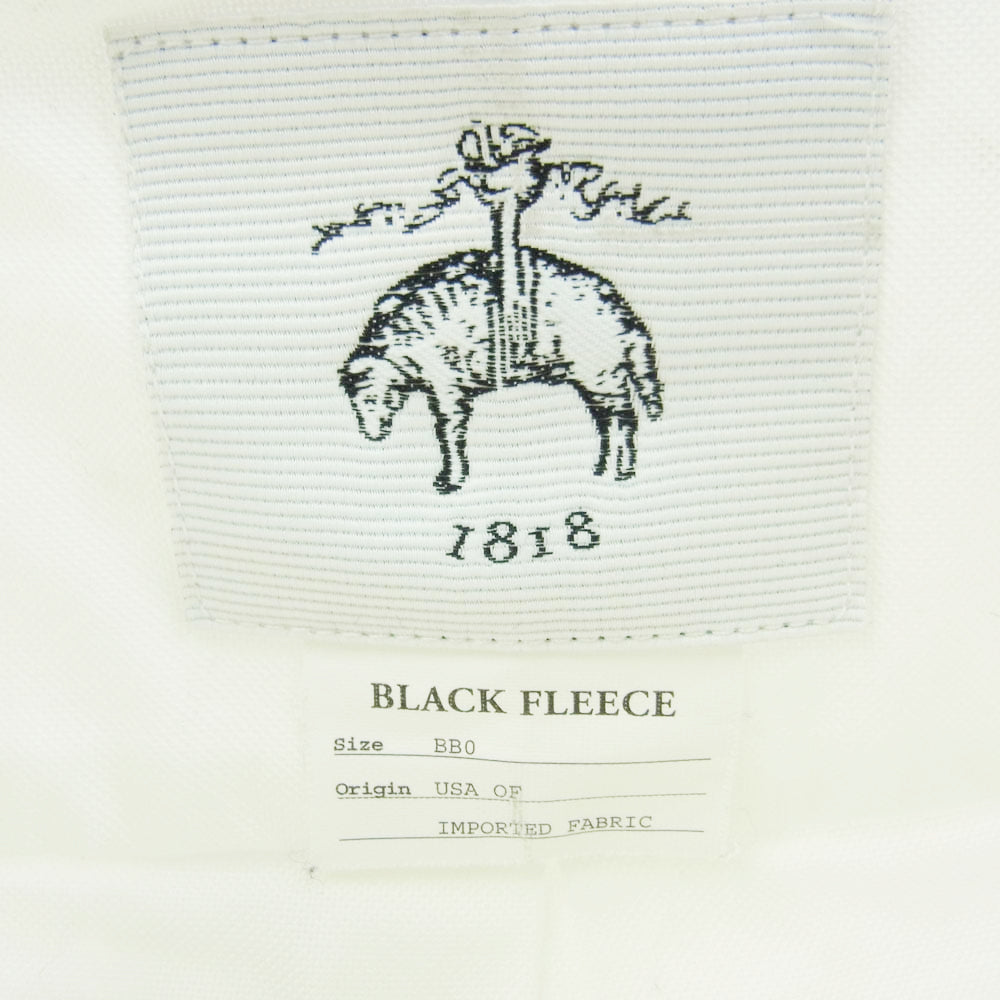 Brooks Brothers ブルックスブラザーズ BLACK FLEECE ブラックフリース ワンポイント 刺? 長袖 シャツ ホワイト系 BB0【中古】