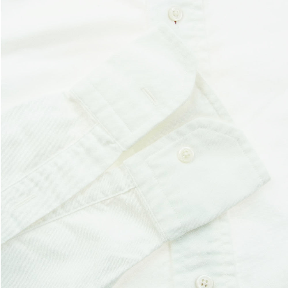 Brooks Brothers ブルックスブラザーズ BLACK FLEECE ブラックフリース ワンポイント 刺? 長袖 シャツ ホワイト系 BB0【中古】