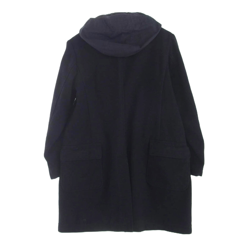 Engineered Garments エンジニアードガーメンツ ウール ショート フード コート フード着脱 ネイビー系 2【中古】
