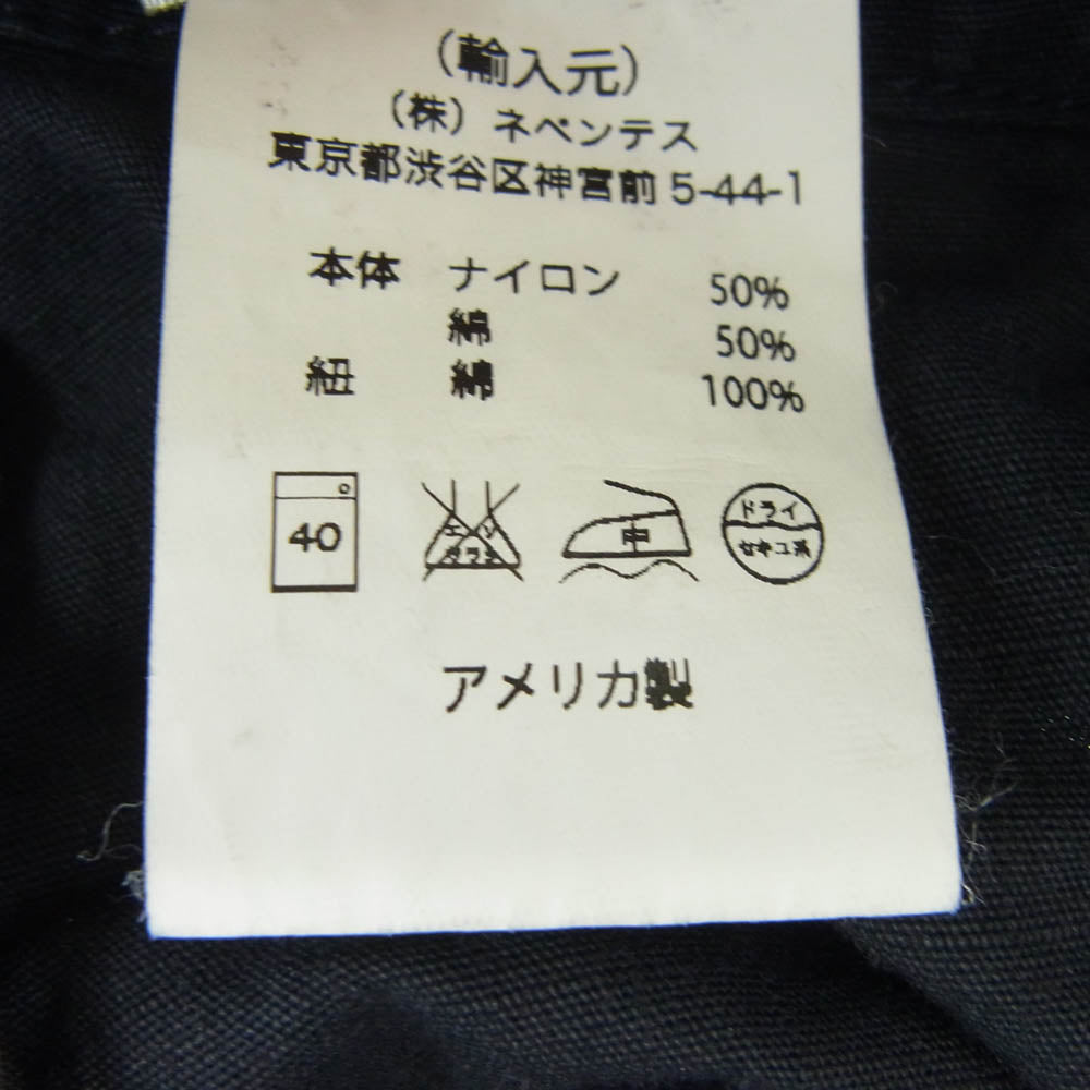 Engineered Garments エンジニアードガーメンツ ウール ショート フード コート フード着脱 ネイビー系 2【中古】