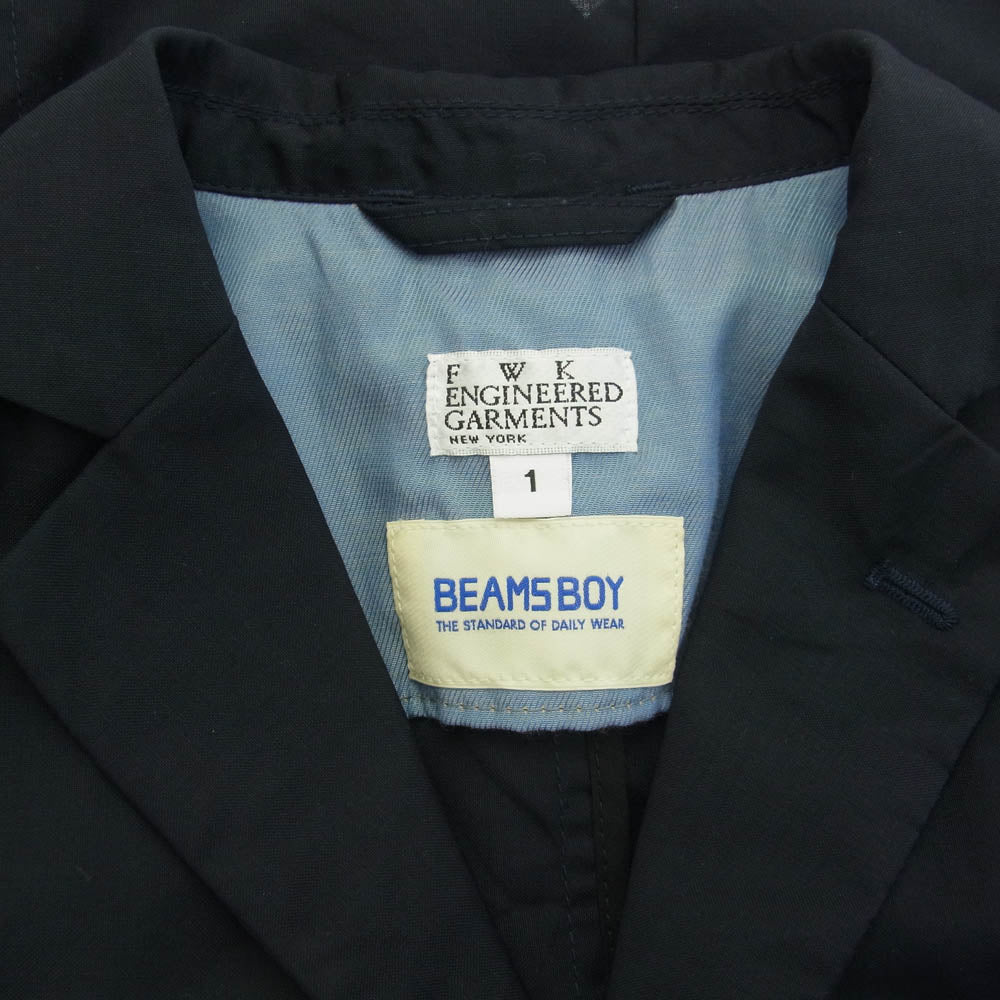 Engineered Garments エンジニアードガーメンツ × BEAMS BOY ベッドフォード ジャケット テーラード ジャケット ブラック ブラック系 1【中古】