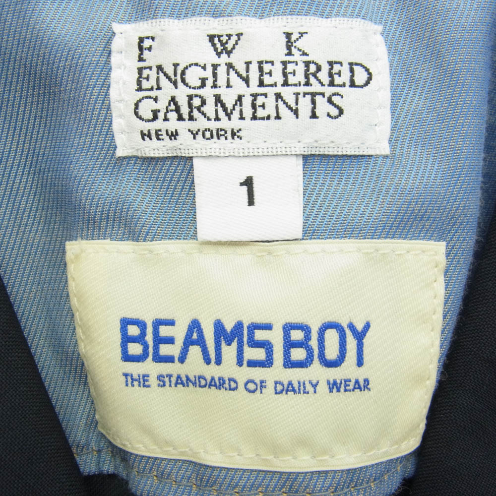 Engineered Garments エンジニアードガーメンツ × BEAMS BOY ベッドフォード ジャケット テーラード ジャケット ブラック ブラック系 1【中古】