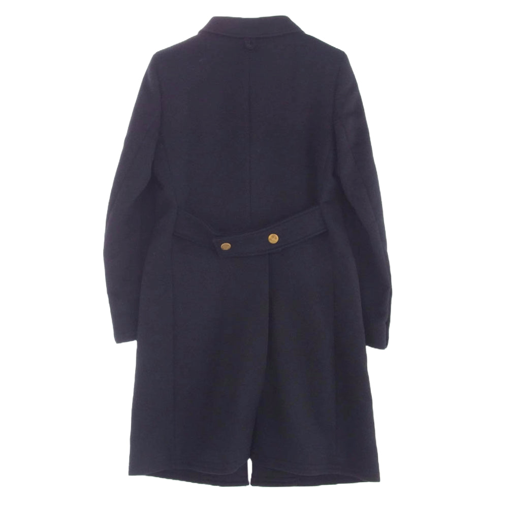 Brooks Brothers ブルックスブラザーズ BLACK FLEECE ブラックフリース ウール ロング コート ブラック系 BB0【中古】