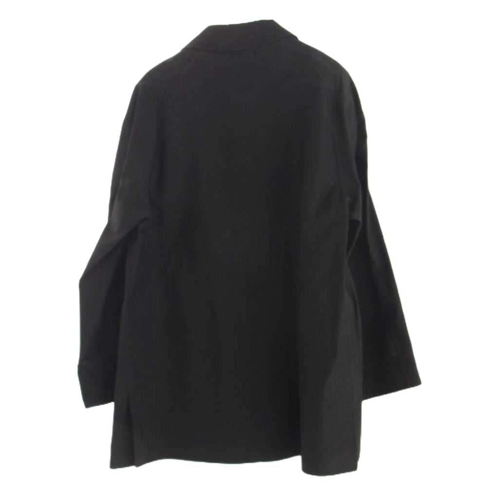 HERMES エルメス 裏地チェック ステンカラーコート M【中古】