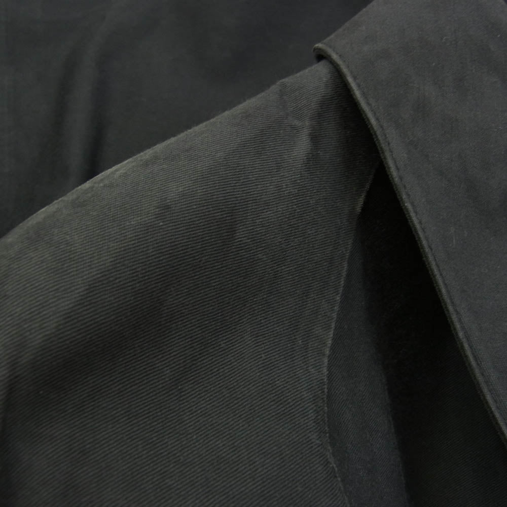 HERMES エルメス 裏地チェック ステンカラーコート M【中古】