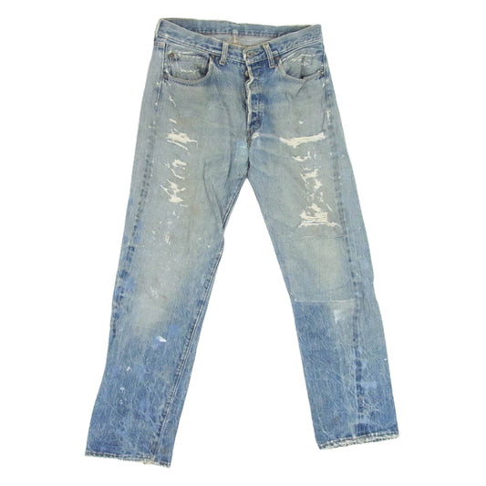 Levi's リーバイス ヴィンテージ オリジナル 70s 501 66前期 ボタン裏刻印2 スモールe デニム パンツ インディゴブルー系 サイズ表記無【中古】
