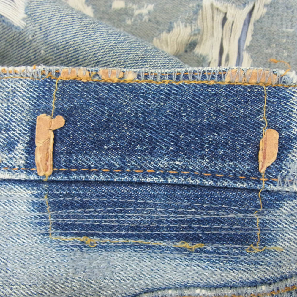 Levi's リーバイス ヴィンテージ オリジナル 70s 501 66前期 ボタン裏刻印2 スモールe デニム パンツ インディゴブルー系 サイズ表記無【中古】