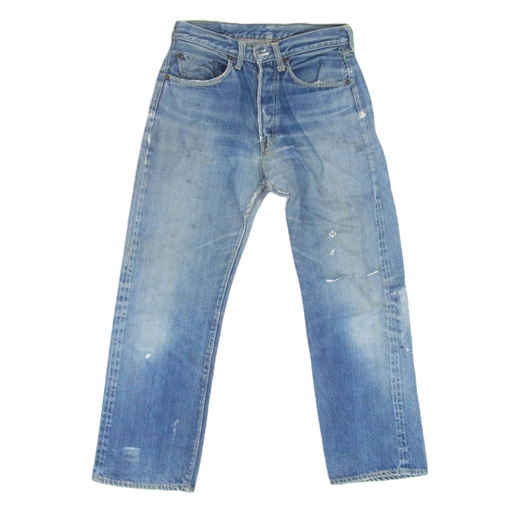 Levi's リーバイス ヴィンテージ オリジナル 501 BIGE 66前期 移行期 ボタン裏刻印無 デニム パンツ インディゴブルー系 サイズ表記無【中古】